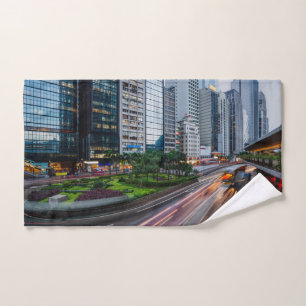 Toalha de mão de tráfego de Hong Kong