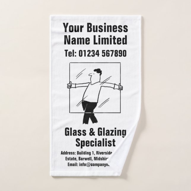 Toalha De Mão Design de Vidro e Vidro da Janela (Toalha de mão)