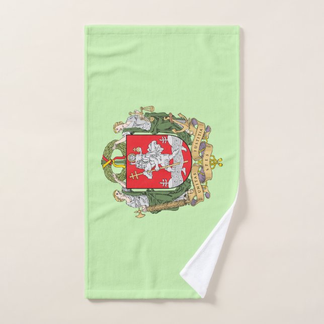 Toalha de mão do brasão de Vilnius, Lituânia (Toalha de mão)