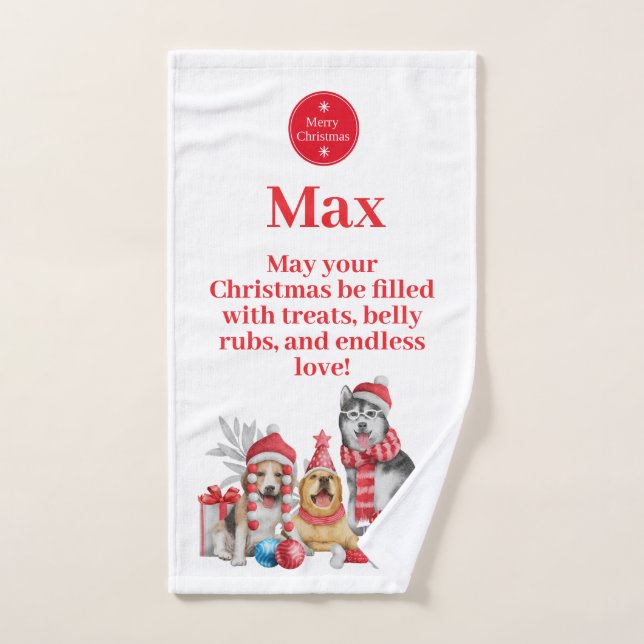 TOALHA DE MÃO DOG TOWEL (Toalha de mão)