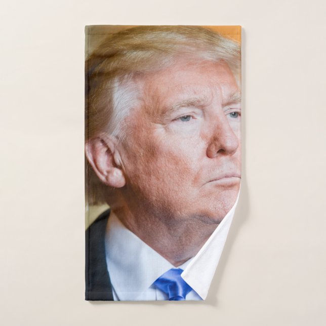 Toalha De Mão Donald Trump Portrait (Toalha de mão)