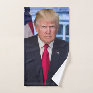 Toalha De Mão Donald Trump Retrato Presidencial Oficial