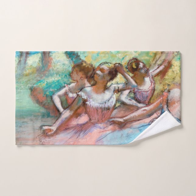 Toalha De Mão Edgar Degas - Quatro Ballerinas no Palco (Toalha de mão)