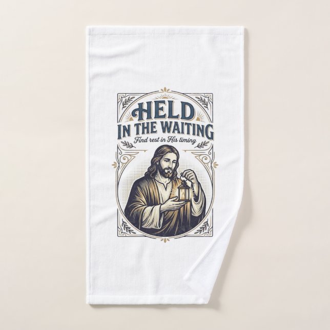 Toalha De Mão Encorajamento Jesus Infertilidade Tentando Concebe (Toalha de mão)