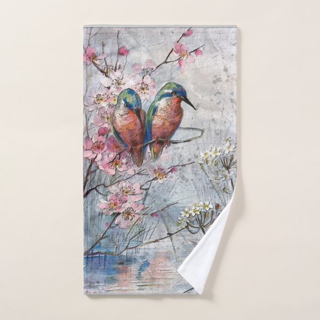 Toalha De Mão Esperando Por Um Pássaro Rebelde (Toalha de mão)