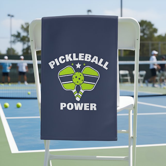 Toalha De Mão Esporte da Equipe de Pickleball Personalizada (Criador carregado)