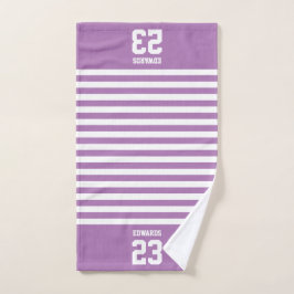Toalha De Mão Esportes com distribuição personalizada numerados