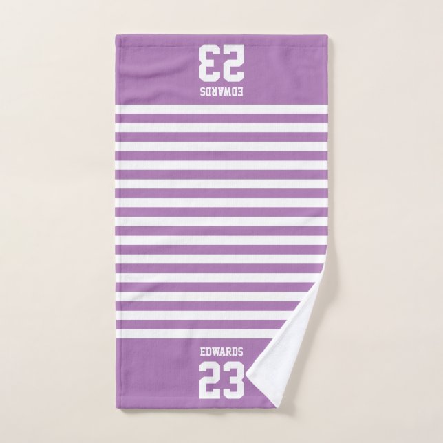 Toalha De Mão Esportes com distribuição personalizada numerados  (Toalha de mão)