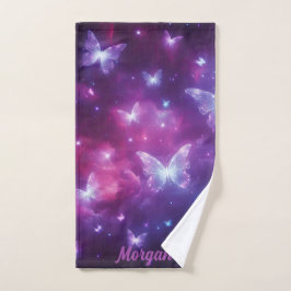 Toalha De Mão Esportes personalizados de fantasia de borboleta