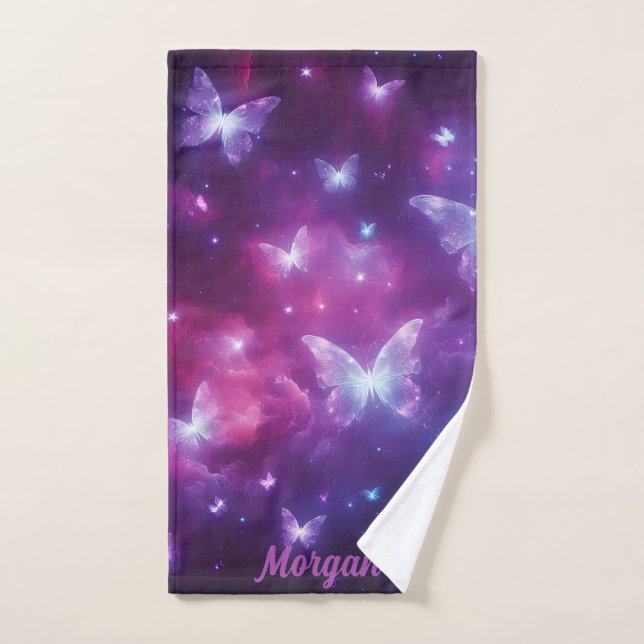 Toalha De Mão Esportes personalizados de fantasia de borboleta (Toalha de mão)