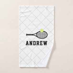 Toalha De Mão Esportes Personalizados de Racket de tênis