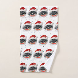 Toalha De Mão Estrelas de Natal de Pequim