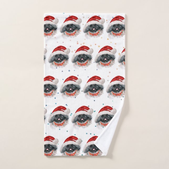 Toalha De Mão Estrelas de Natal de Pequim (Toalha de mão)