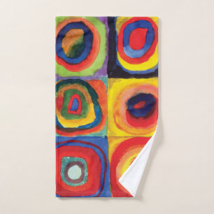 Toalha De Mão Estudo da cor por Wassily Kandinsky