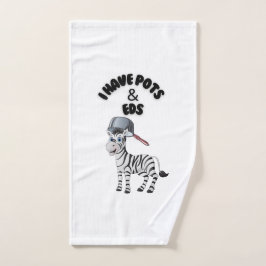 Toalha De Mão Eu tenho POTES e EDS