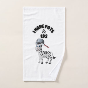 Toalha De Mão Eu tenho POTES e EDS