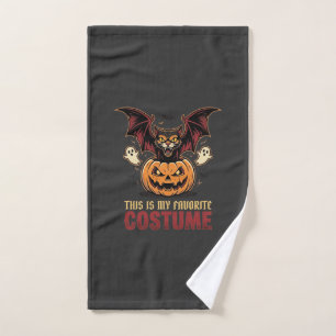 Toalha De Mão Fantasias de Halloween Monstro Abóbora Gótico Veto