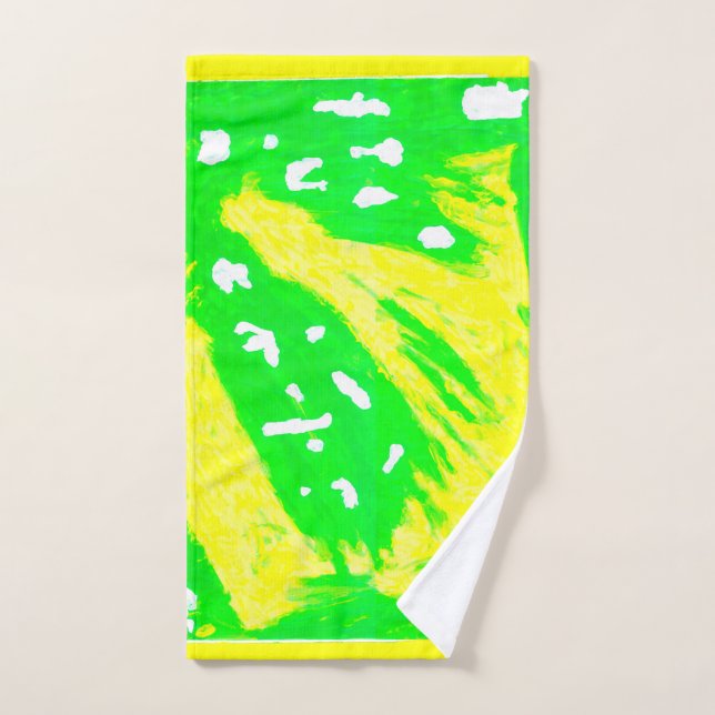 Toalha De Mão Feliz Sentimento Toalha da Mão (Toalha de mão)