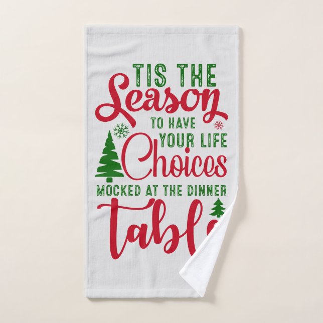 Toalha De Mão Festa de design de Natal (Toalha de mão)