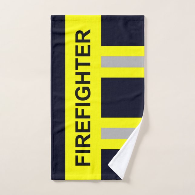 Toalha De Mão Feuerwehr Symbol Uniform Blau Handtuch (Toalha de mão)