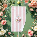 Toalha De Mão Fim de Semana do Tênis de Bachelorette do Clube So<br><div class="desc">Preencha seu final de semana de despedida em estilo com esta toalha de mão do Chic Social Club, com listras cor-de-rosa e brancas e sofisticados motivos inspirados em tênis. Perfeito para o lado do tribunal, no lado do polo ou como acessório na moda para a sua celebração esportiva, esta toalha...</div>
