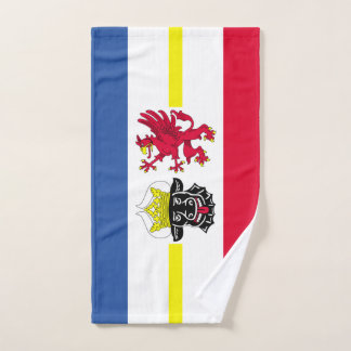 Toalha De Mão Flag of Mecklenburg-Western Pomerania Hand Towel