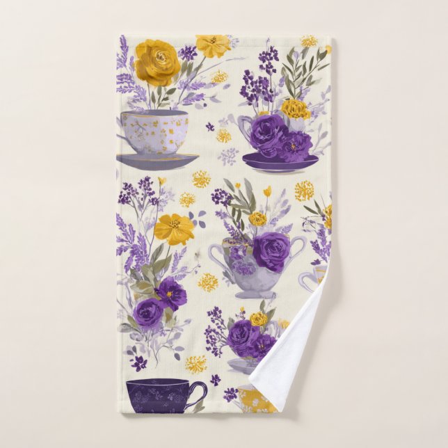 Toalha De Mão Flor dançante  (Toalha de mão)