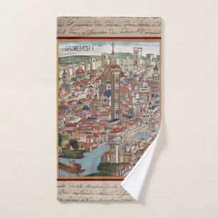 Toalha De Mão Florencia Colore 1493 Toalha da Mão