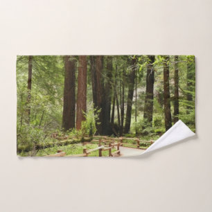 Toalha De Mão Fotografia da Natureza da Trilha I de Muir Woods