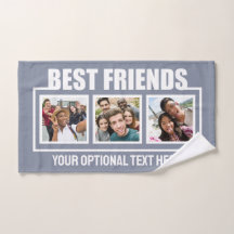 Fotos, texto e cor personalizados dos melhores ami