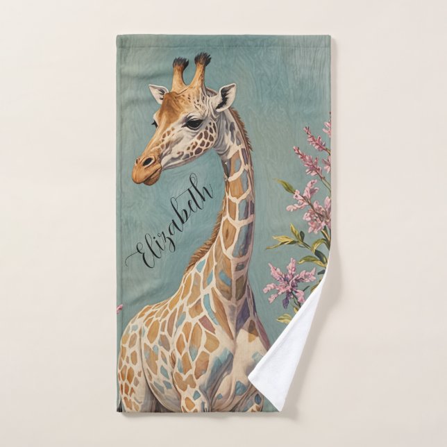 Toalha De Mão Gentil Gigante Personalizado (Toalha de mão)