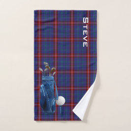 Toalha De Mão Glenn Xadrez Golf Towel