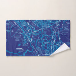 Toalha De Mão Gráfico de Aviação