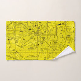 Toalha De Mão Gráfico de Aviação