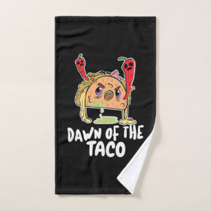 Toalha De Mão Halloween Gift Alvorada Do Taco Halloween