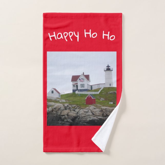 Toalha De Mão Happy HO HO Hand Towel (Toalha de mão)