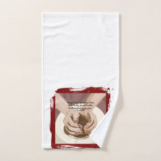 Toalha De Mão Inspirational Kitchen Towel – “Isaiah 64:8” Potter