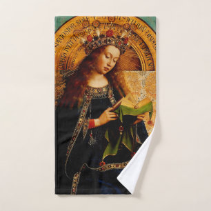Toalha De Mão Jan van Eyck - Coleção de Belas Artes da Virgem Ma