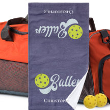 Jogador de Pickleball Engraçado Monograma