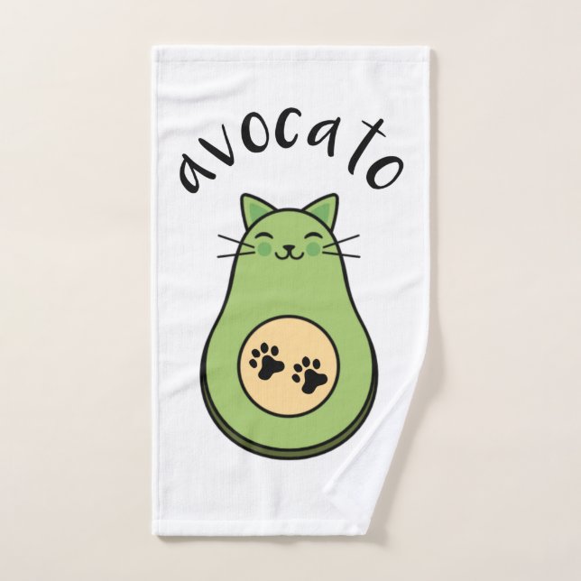 Toalha De Mão Katze als Avocado avocato (Toalha de mão)