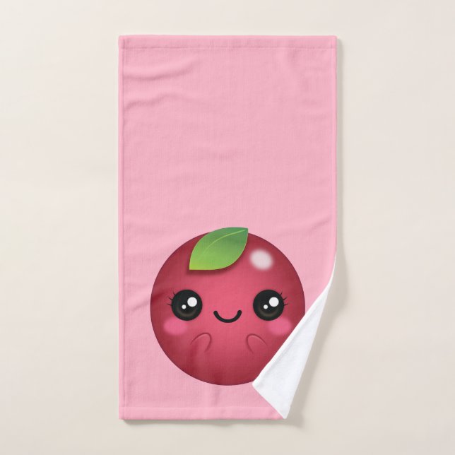 Toalha De Mão Kawaii Cranberry (Toalha de mão)