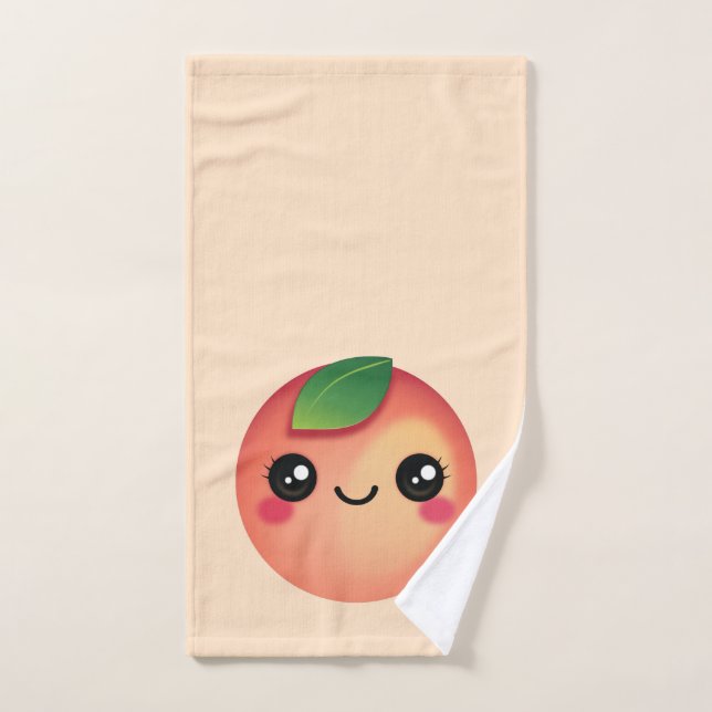 Toalha De Mão Kawaii Peach Hand Toel (Toalha de mão)
