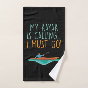 Toalha De Mão Kayaking Kayak Gift