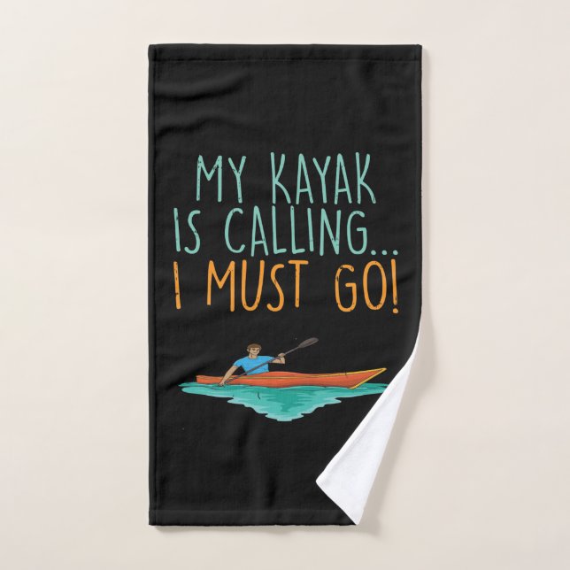Toalha De Mão Kayaking Kayak Gift (Toalha de mão)