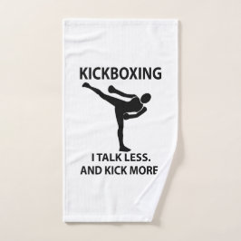 Toalha De Mão Kickboxing Boxer Coach Kickboxing