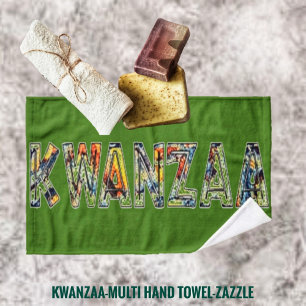 Toalha De Mão Kwanzaa-Multi