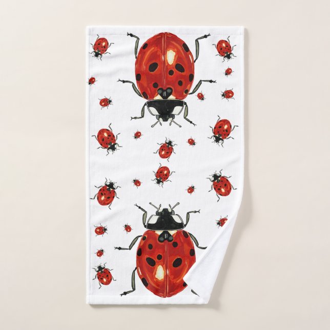 Toalha De Mão Lady Bug Hand Towel (Toalha de mão)