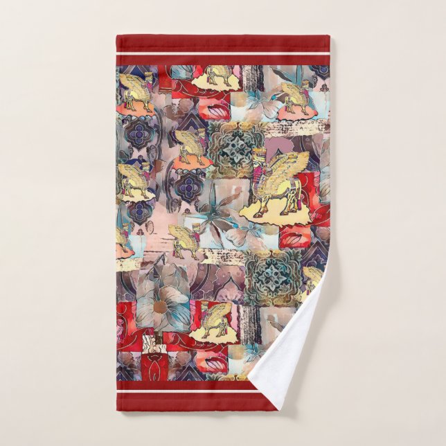 Toalha De Mão Lamaçu Art Hand Towel (Toalha de mão)