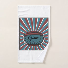 Toalha De Mão Lastenrad im Auge mit Strahlen