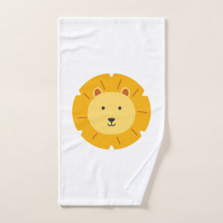 Toalha De Mão Lion Birthday Kids Art